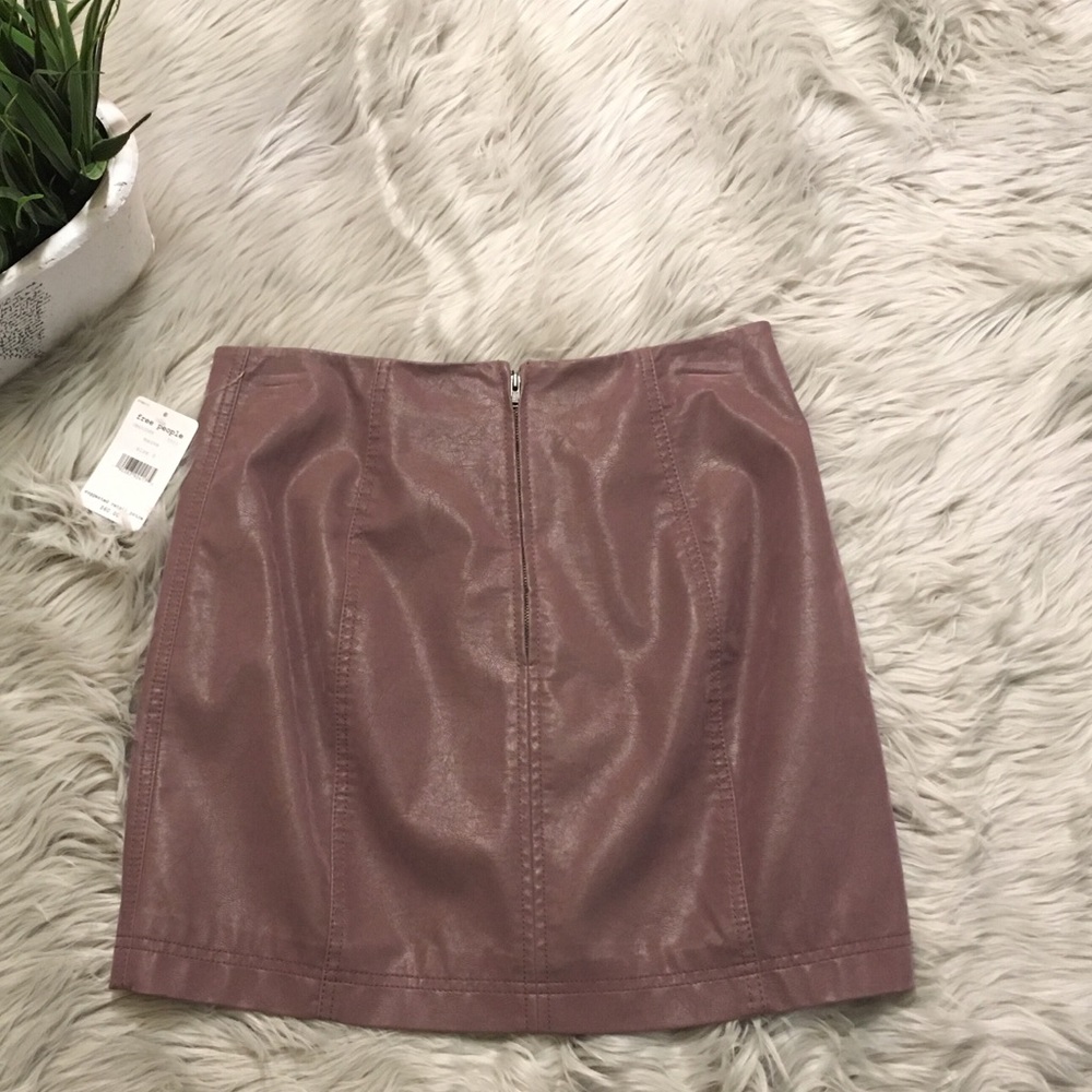 FP Modern Femme Vegan Leather Mini Skirt - Picture 2 of 7